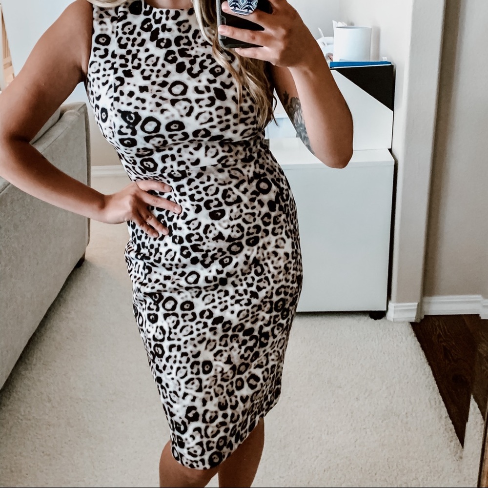 CALVIN KLEIN Leopard dress